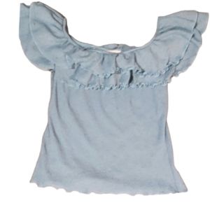 Vintage Jr's lg ruffled top late 90s